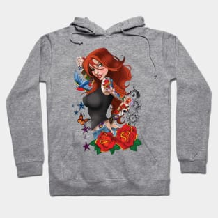 Tattoo Girl Hoodie